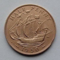 Великобритания пол пенни. 1950