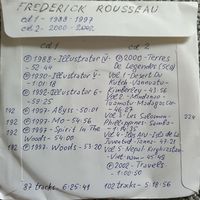 CD MP3 Frederick ROUSSEAU выборочная студийная дискография на 2CD (1988 - 2002)