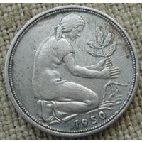 50 пфеннигов 1950 F Германия