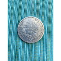 Франция 5 франков 1874 К г.