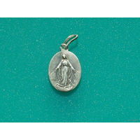 Cеребряный католический медальон