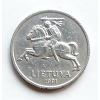 Литва. 1 цент 1991 г.