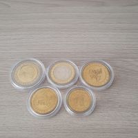 Монако 2003 г. Набор монет евро от 10 центов до 2 евро (5 монет; 3,80 евро)