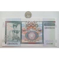 Werty71 Бурунди 1000 франков 2009 UNC банкнота