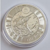 Каймановы острова 2018 серебро (1 oz) "Марлин"