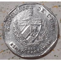 Куба 5 сентаво, 2000 (7-3-13)