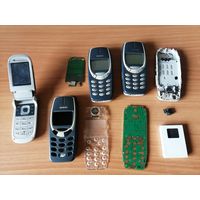 Лот телефонов nokia 3310 и запчастей САРТ С 1 РУБЛЯ