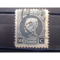 Бельгия 1921 Король Альберт 1  50 сантимов