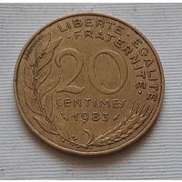 20 сантимов 1983 г. Франция