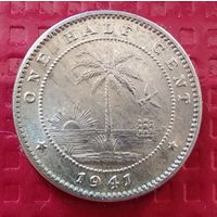 Либерия 1/2 цента 1941 г. #40137
