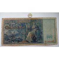 Werty71 Германия 100 больших марок 1910 банкнота Корабль