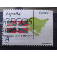 Испания 2009 Флаг и карта страны басков
