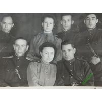 РККА фото на память 1944  8х11  см  подписано