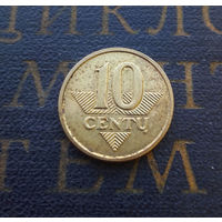 10 центов 2010 Литва #01