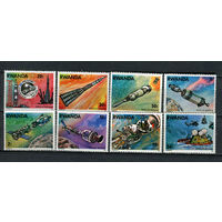 Руанда - 1976 - Космос СОЮЗ - АПОЛЛОН - [Mi. 835-842] - полная серия - 8 марок. MNH.  (Лот 93DQ)