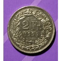 2 франка 1994 Швейцария