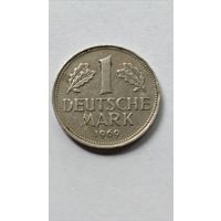 Германия. 1 марка 1969 года F
