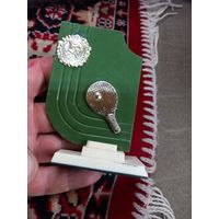 Спортивный сувенир из СССР 10,5 см гто теннис