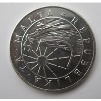 Мальта 2 фунта 1981 лири, серебро  .20-212