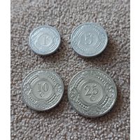 Нидерландские Антильские острова набор 4 монеты 2012 UNC