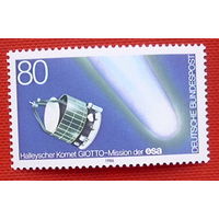 Германия. ФРГ. Комета Галлея ( 1 марка ) 1985 года.