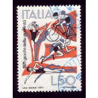 1 марка 1971 год Италия Спорт 1342