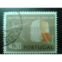 Португалия 1967 Судостроение, концевая Михель-1,6 евро гаш
