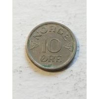 Норвегия 10 оре 1954