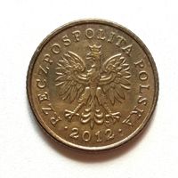 Польша. 1 грош 2012 г.
