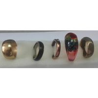 5 недорогих колечек бижутерия цена за Одно кольцо
