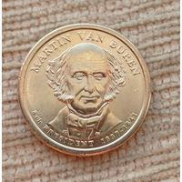 Werty71 США 1 доллар 2008 D 8-й Президент США Мартин Ван Бюрен 1837-1841