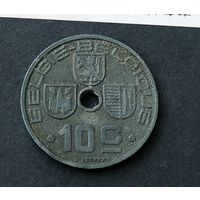 10 сантимов Бельгия 1945