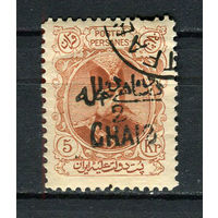 Персия (Иран) - 1905/1906 - Мозафереддин-шах Каджар с надпечаткой 2Ch на 5Kr - [Mi.220] - 1 марка. Гашеная.  (LOT U49)