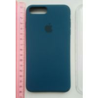 Чехол Ipfone 7 8 + silicon  case цвет сине морской