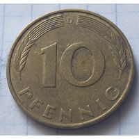 Германия 10 пфеннигов, 1991     D     ( 1 )