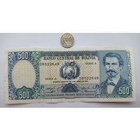 Werty71 Боливия 500 песо 1981 банкнота