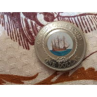 1 доллар Острова Кука 2006 Боевые корабли мира (1 из 6) (Gun ships - Mary Rose)