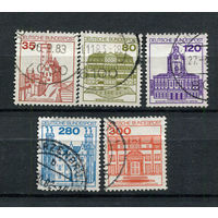 ФРГ - 1982/1987 - Стандарты. Архитектура - [Mi. 1139-1143] - полная серия - 5 марок. Гашеные.  (LOT M45)