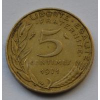 Франция, 5 сантимов 1971 г.