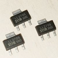 IRLL2705PBF ((цена за 3 шт)) Транзистор MOSFET, N-канал 55В 3.8А. IRLL2705 LL2705