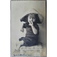 Детская сюжетная фотооткрытка. Германия. 1912 г.