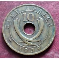 Британская Восточная Африка 10 центов, 1937-1945