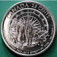Канада 25 центов 100 лет Канадской арктической экспедиции 2013