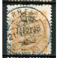 Португальские колонии - Лоренсу-Маркиш - 1902 - Надпечатка 65 REIS на 5R - [Mi.53] - 1 марка. Гашеная.  (Лот 112AQ)