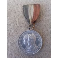 Памятная медаль "25-ть лет правления короля Георга V и королевы Марии, 1910-1935. Англия, 1935 год.