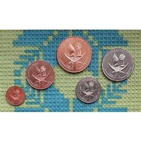 Катар набор монет 1, 5, 10, 25, 50 дирхам, UNC. Новогодняя распродажа!