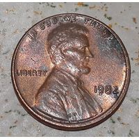 США 1 цент, 1982 Lincoln Cent Без отметки монетного двора (4-10-52)