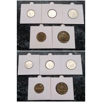 Распродажа с 1 рубля!!! Самоа набор 5 монет (10, 20, 50 сене, 1, 2 тала) 2011 г. UNC