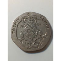 20 пенсов Британия 1987