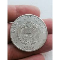 10 долларов Науру Елка серебро 999 пр 31 гр